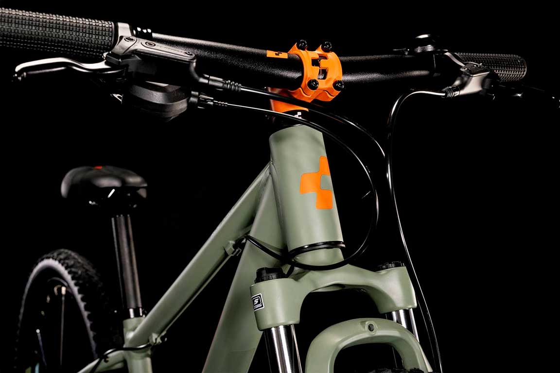 Bicicleta CUBE Acid 240 Disc green'n'orange